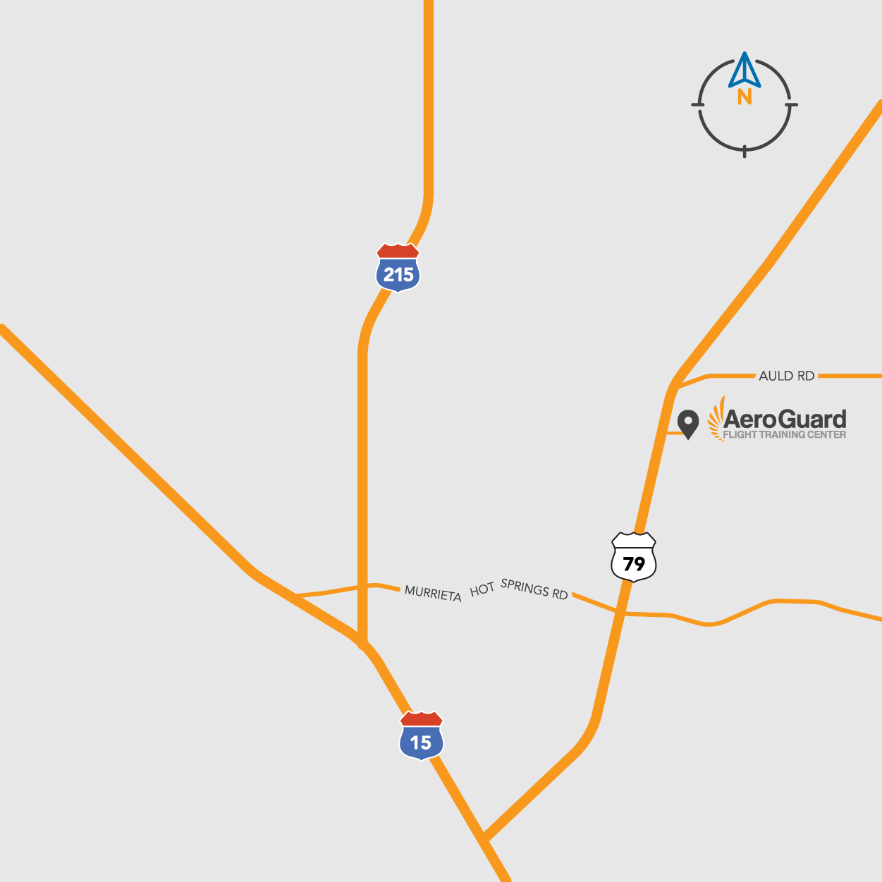 Map of AeroGuard within Murrieta California