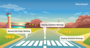 airport runway markings infographic