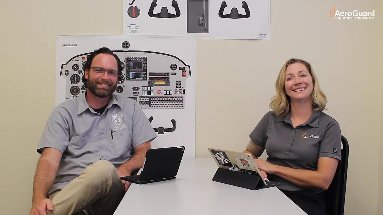flight instructor and designated pilot examiner sit down to discuss checkride frequently asked questions