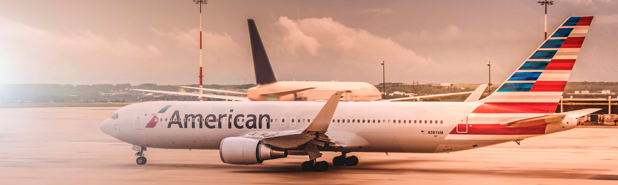 American Airlines Sunset