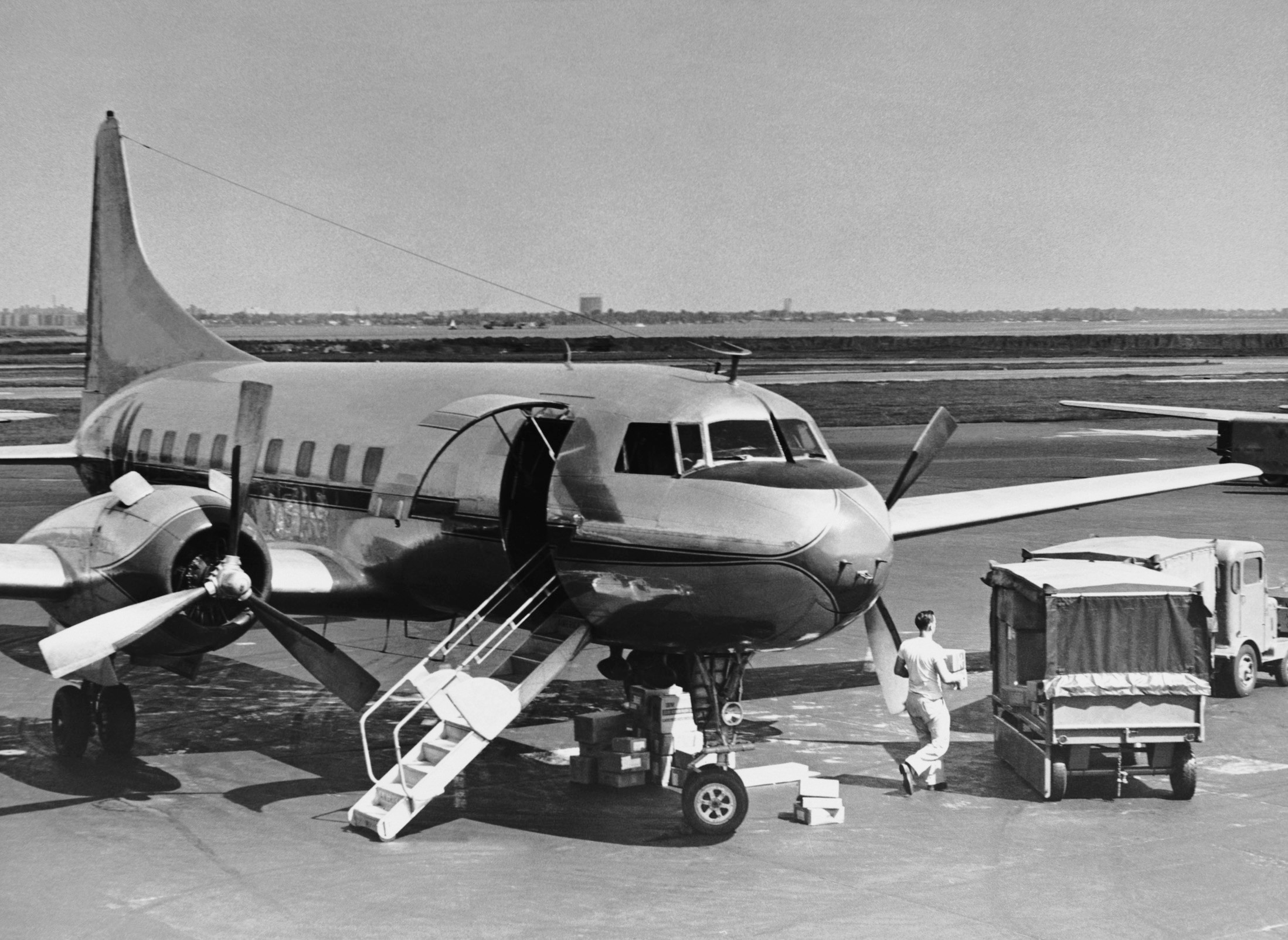 Early Regional Airline Plane