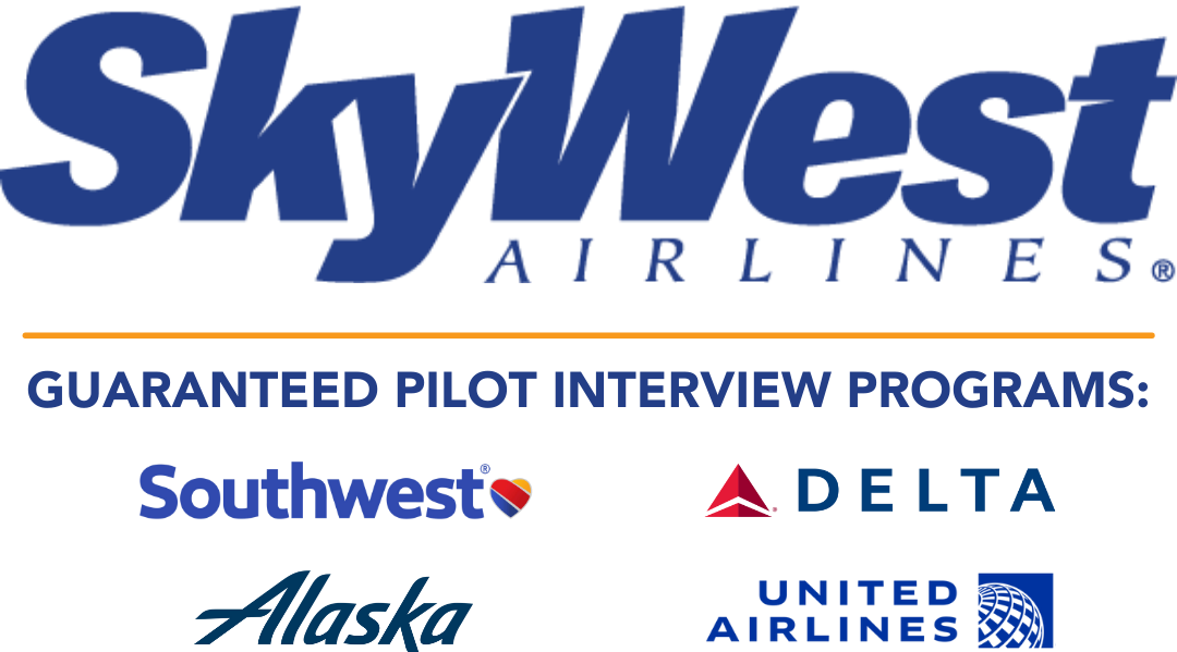 SkyWest Airlines Guaranteed Pilot Interview Logos