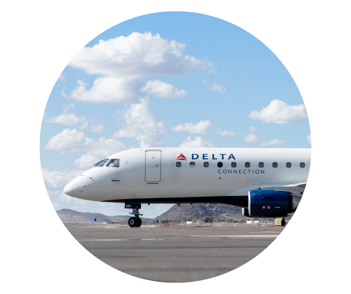 SkyWest Operated Delta Connection Plane
